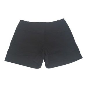 The Limited Cuffed Shorts Black Womens Size 6 Slash Pockets Stretch Twill Chino